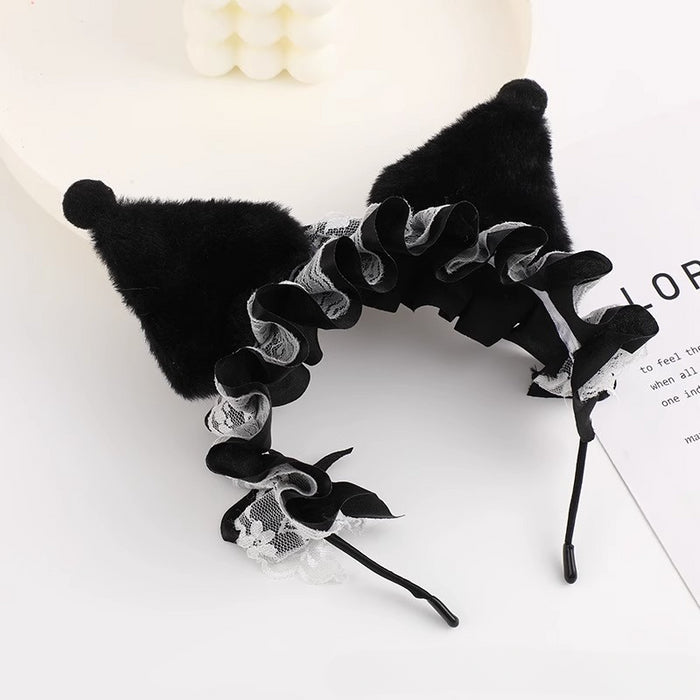 Wholesale Cartoon Plush Cat Ears Headband JDC-HD-Hengz001