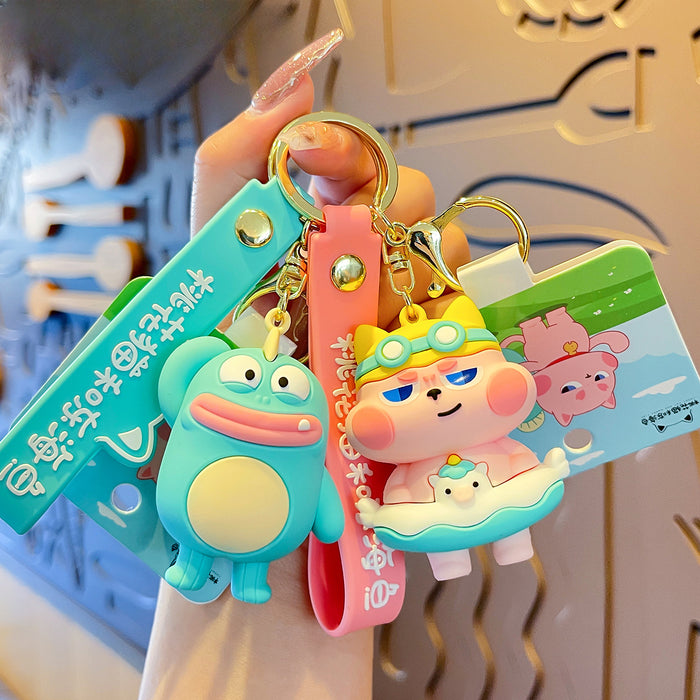 Wholesale PVC Cartoon Doll Keychain JDC-KC-MengXu010