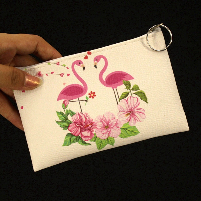 Wholesale Coin Purse Women Creative Cartoon Cute Flamingo JDC-WT-QW017