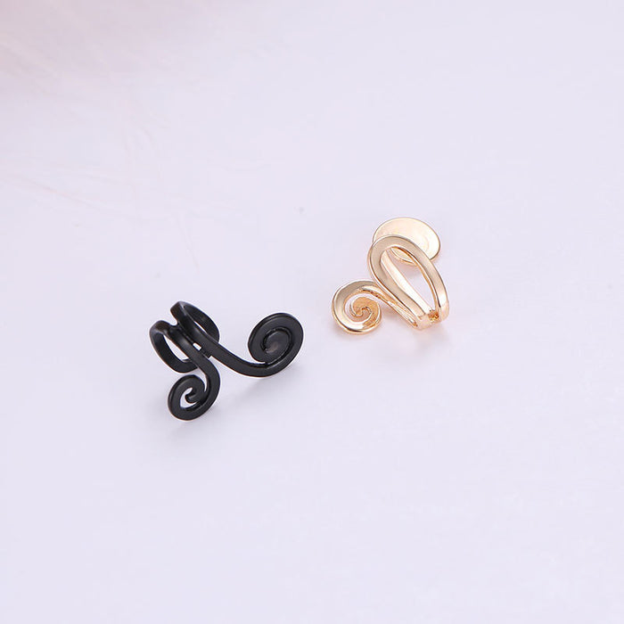 Wholesale Earrings Women's Fashion Curse Ear Clip Cross-border Earrings without Ear Holes