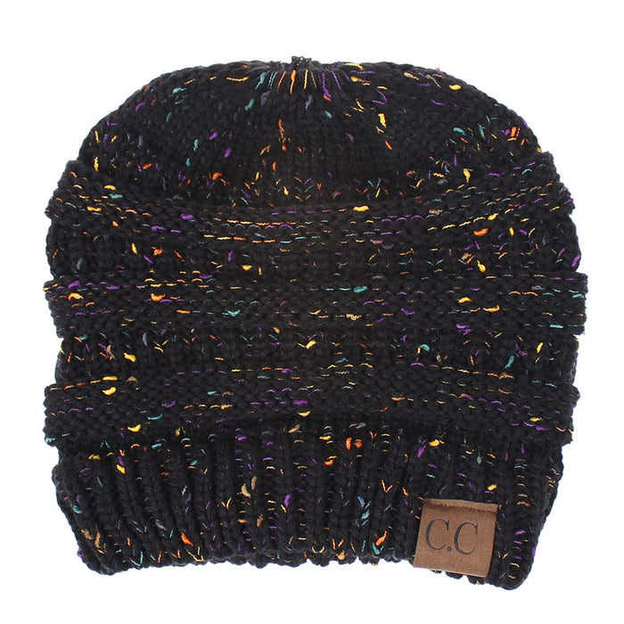 Wholesale Acrylic Yarn Mixed Colors Wool Knitted Hat JDC-FH-XiaMi008