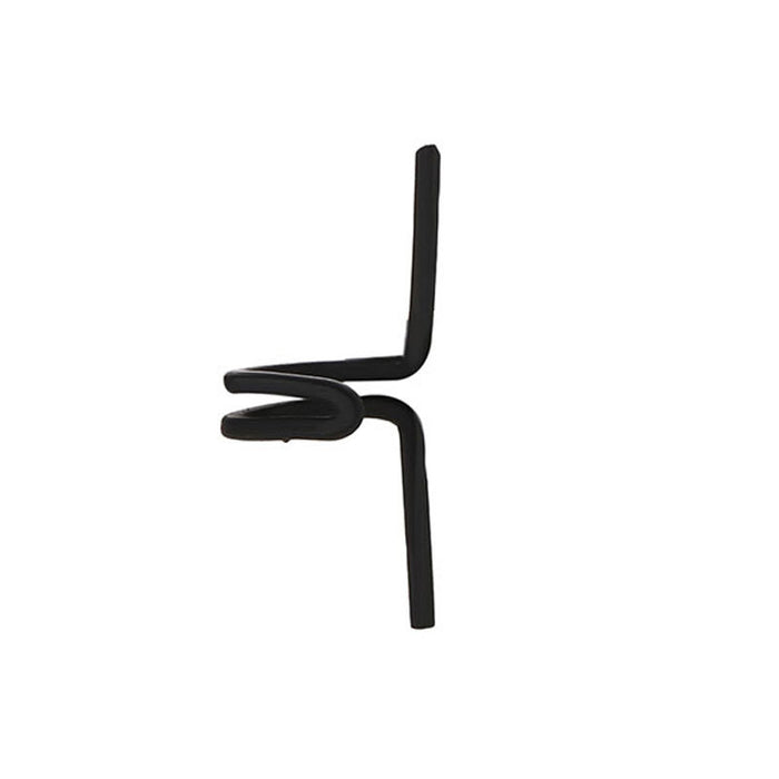 Wholesale Minimalist and personalized alloy cartilage earrings with double loops and ear clips without ear holes
