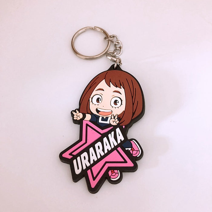 Wholesale Cartoon Anime PVC Keychain JDC-KC-Hual001