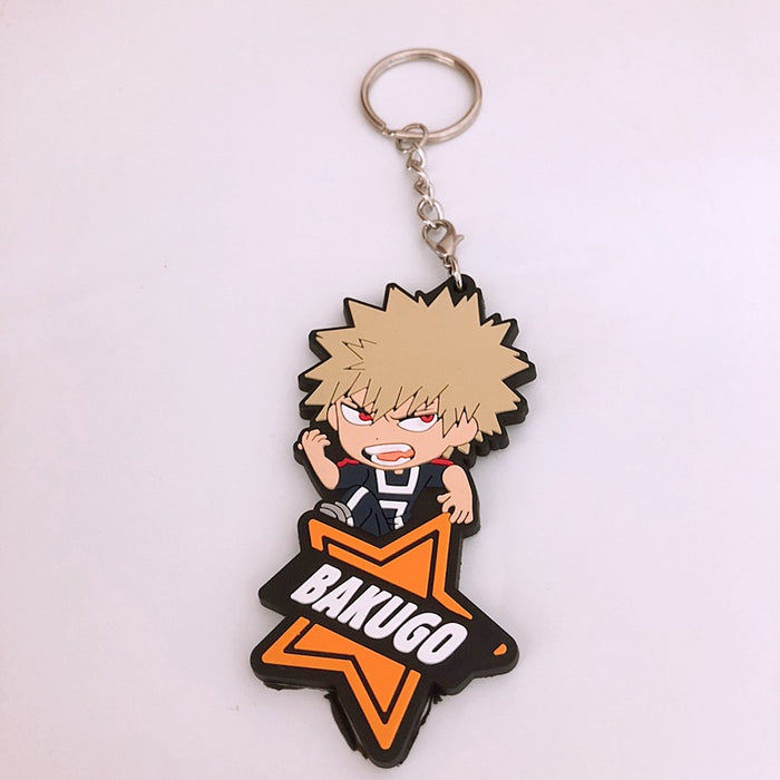 Wholesale Cartoon Anime PVC Keychain JDC-KC-Hual001