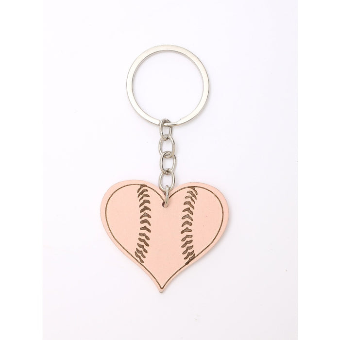 Wholesale Western Style Wooden Keychain JDC-KC-YiTian002