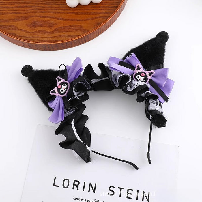 Wholesale Cartoon Plush Cat Ears Headband JDC-HD-Hengz001