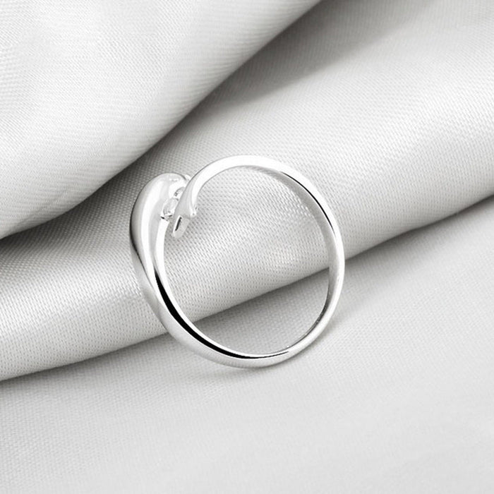 Wholesale 925 Sterling Silver Open Dolphin Ring JDC-RS-JianM017