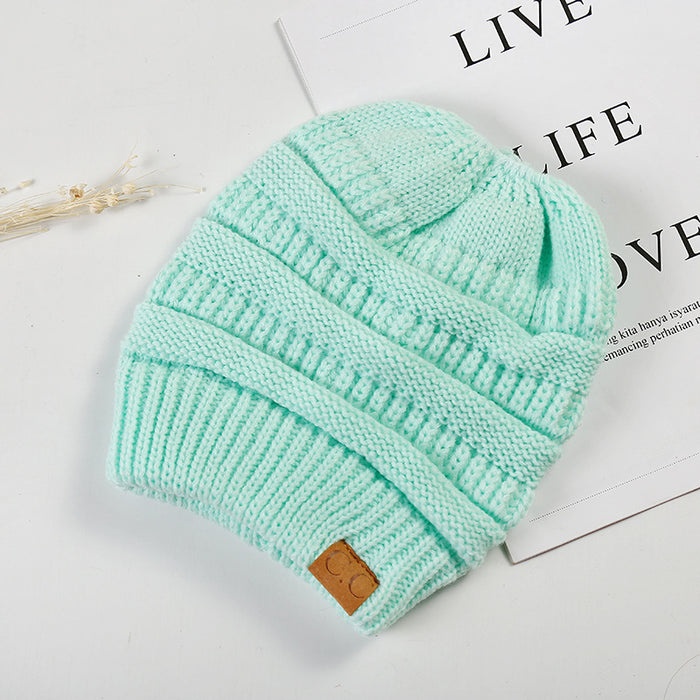 Wholesale Simple Autumn and Winter Empty Top Knitted Hat JDC-FH-HengYu002