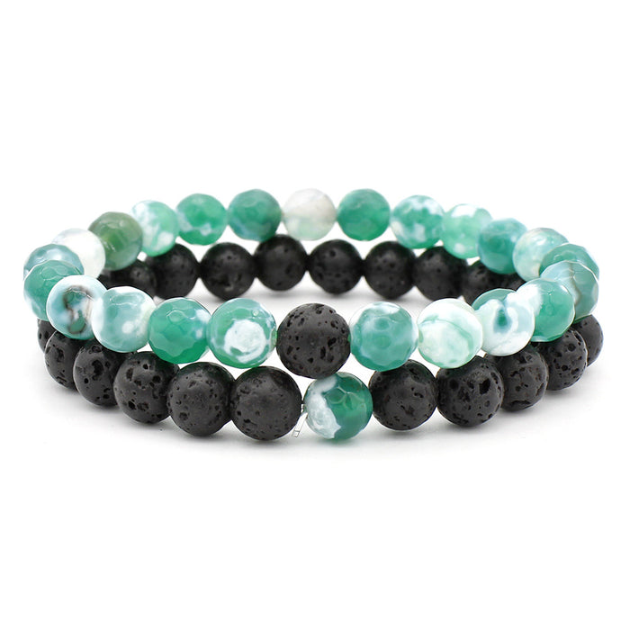 Wholesale Hand string couple stone bracelet