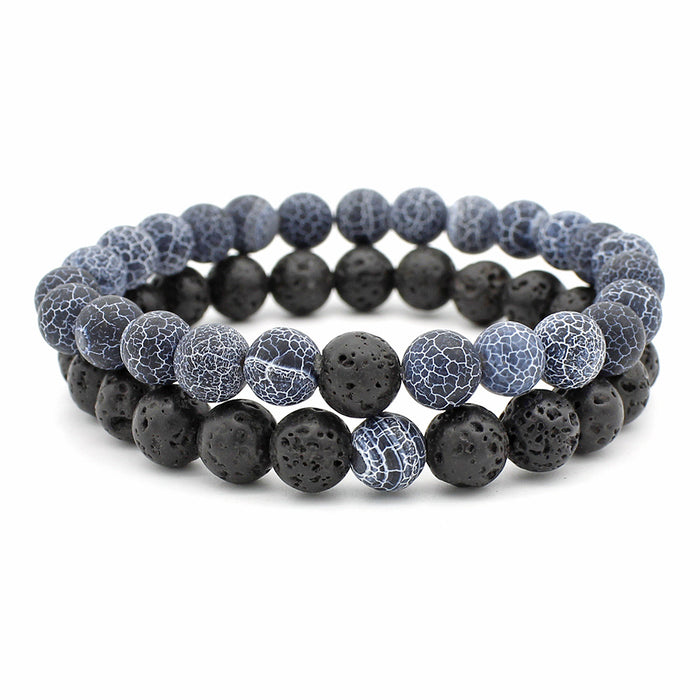 Wholesale Hand string couple stone bracelet