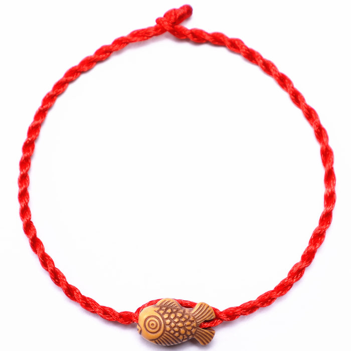 Wholesale Red rope bracelet, red rope woven bracelet