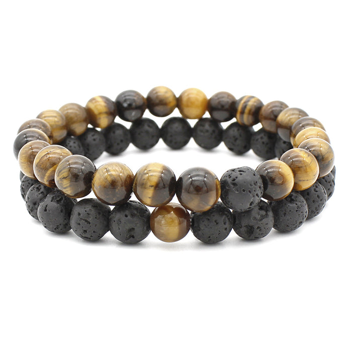 Wholesale Hand string couple stone bracelet