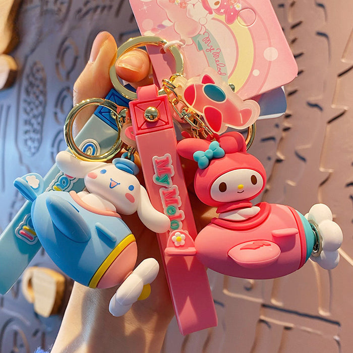 Wholesale Cartoon Doll Silicone Keychain (S) JDC-KC-BaiM070