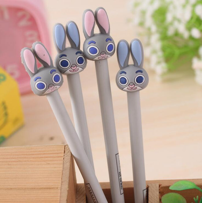 Wholesale Cartoon Rabbit Plastic Gel Pen JDC-PN-KuBei010