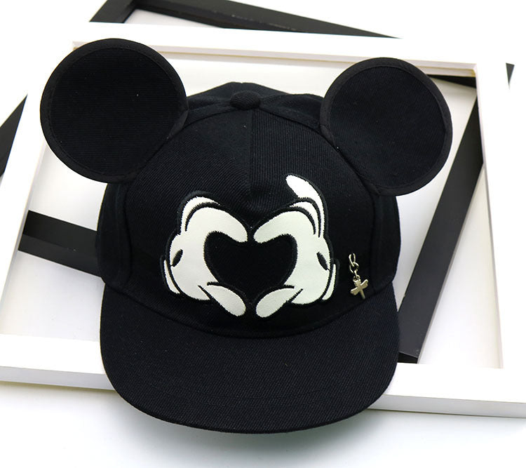 Wholesale Trendy Cute Cartoon Kids Baseball Cap Flat Brim Adjustable Sun Protection