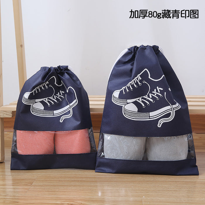 Wholesale Storage Bag Non-woven Storage Bag Thickened Dustproof Shoe Bag Travel Portable JDC-SB-ZhuoYue002