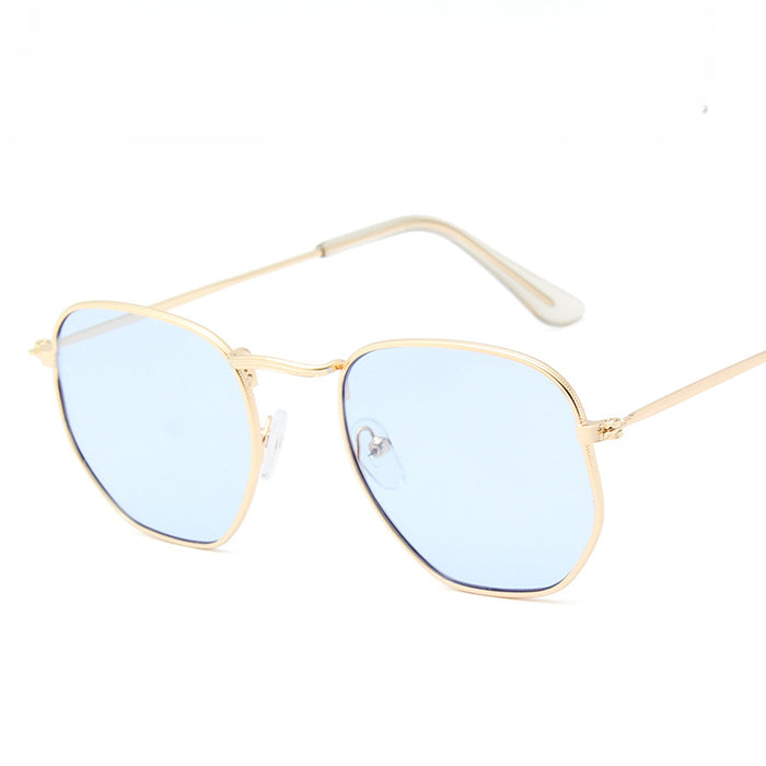 Wholesale Metal Frame Polygonal PC Sunglasses JDC-SG-MaN019