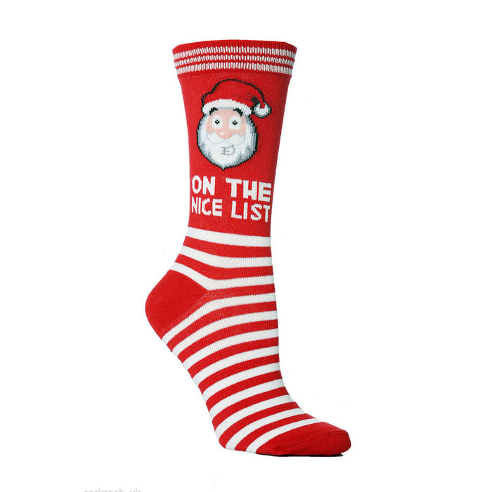 Wholesale Christmas Middle-tube Cotton Socks JDC-SK-XQ040