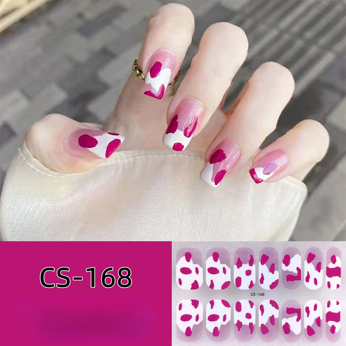 Wholesale No-bake Gel Waterproof Long-lasting 3D Nail Stickers JDC-NS-ARS004