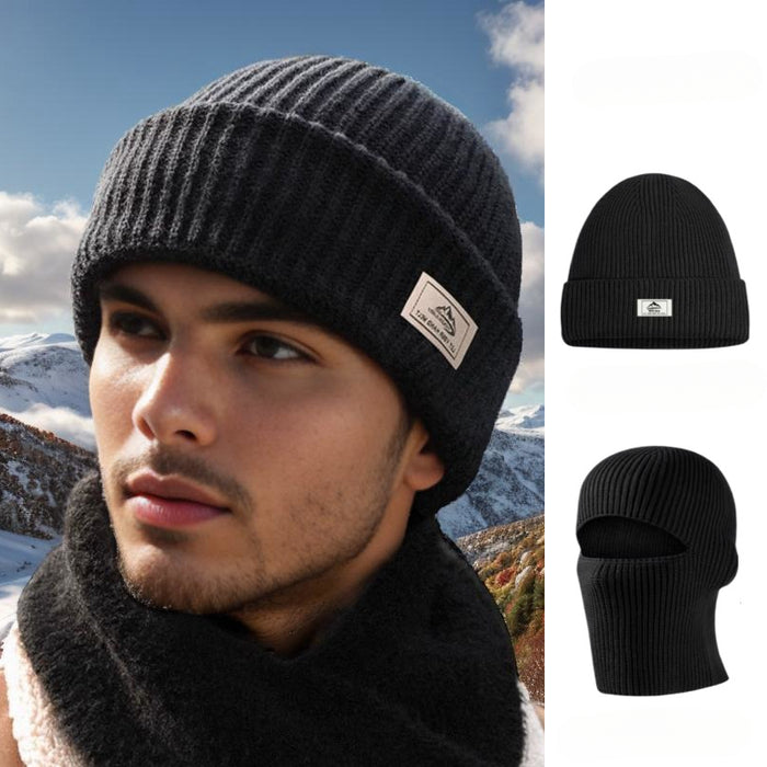 Wholesale Melon Skin Knitted Hat Men's Outdoor Woolen Hat JDC-HT-PX005