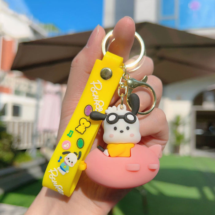 Wholesale Cute Cartoon Doll Silicone Keychain (S) JDC-KC-WC024