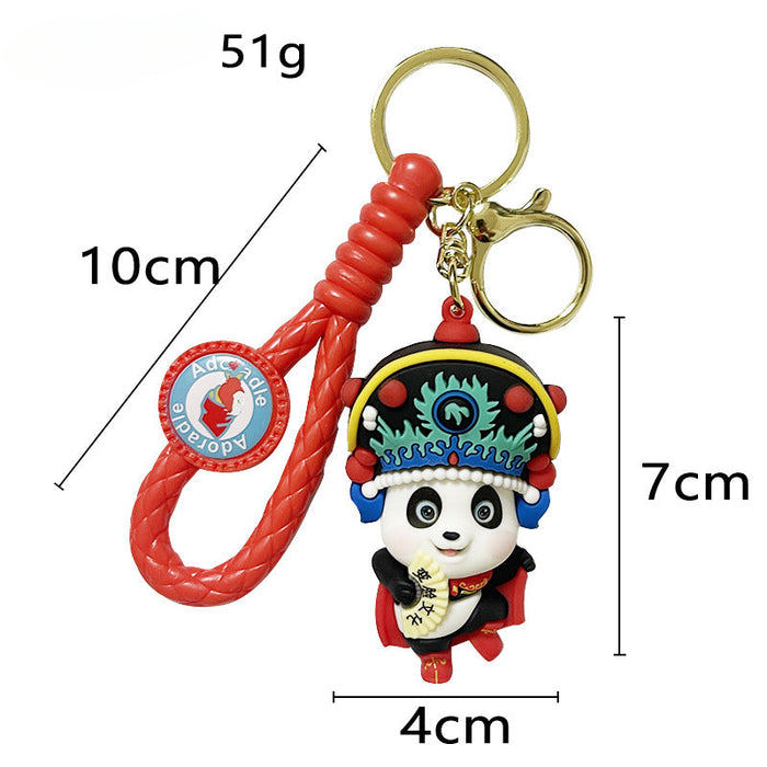 Wholesale Peking Opera Panda Keychain JDC-KC-OuBu004