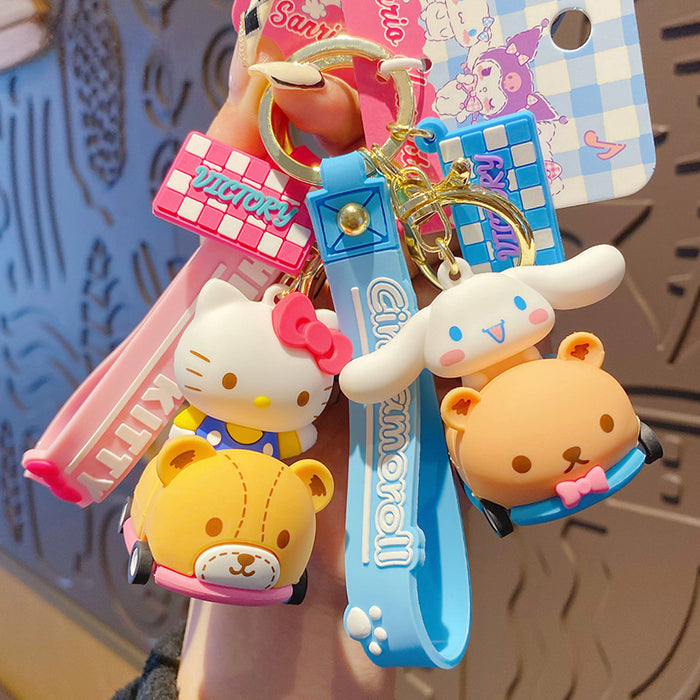 Wholesale Cartoon Silicone Doll Keychain JDC-KC-BaiM082