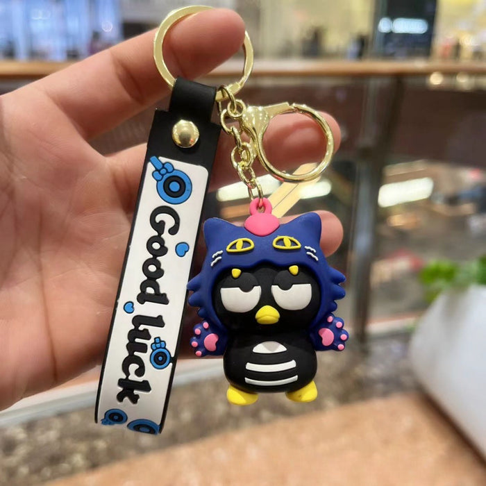 Wholesale Silicone Cartoon 3D Doll Keychain JDC-KC-Biaopan002