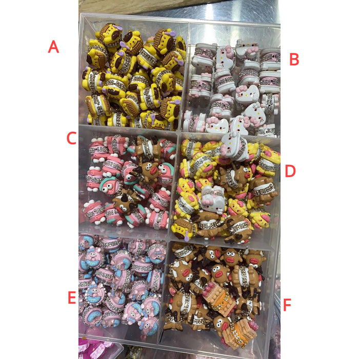 Wholesale 10PCS/PACK Cartoon Resin Beads JDC-BDC-NSD001