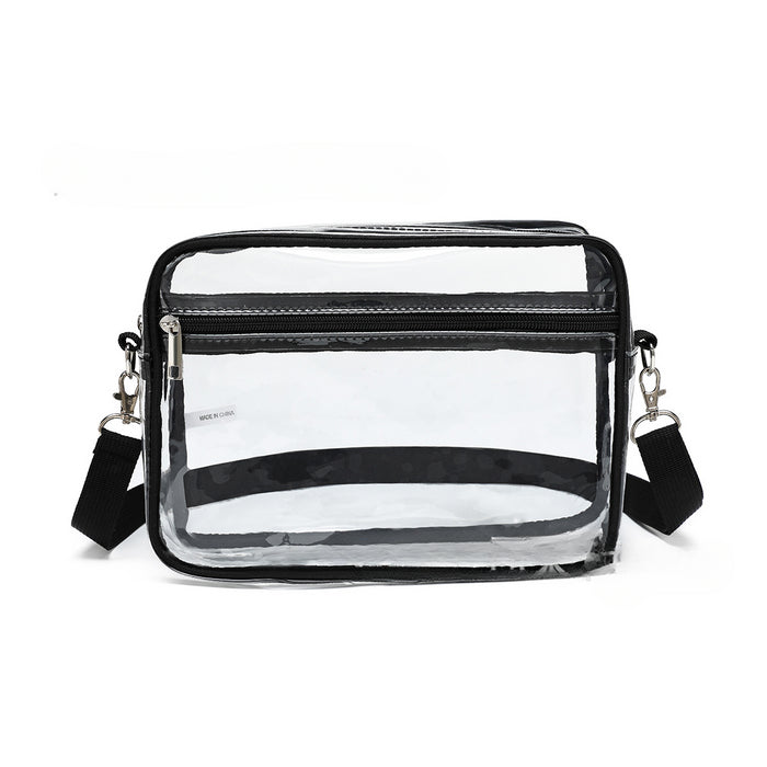 Wholesale PVC Waterproof Transparent Messenger Bag JDC-SD-HanDuo002