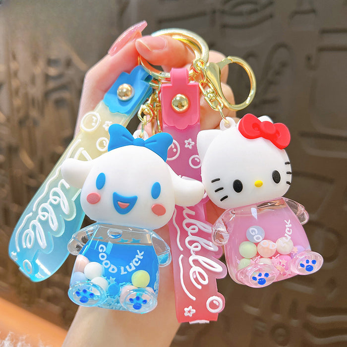 Wholesale Cartoon Acrylic Oil Keychain JDC-KC-YanG037