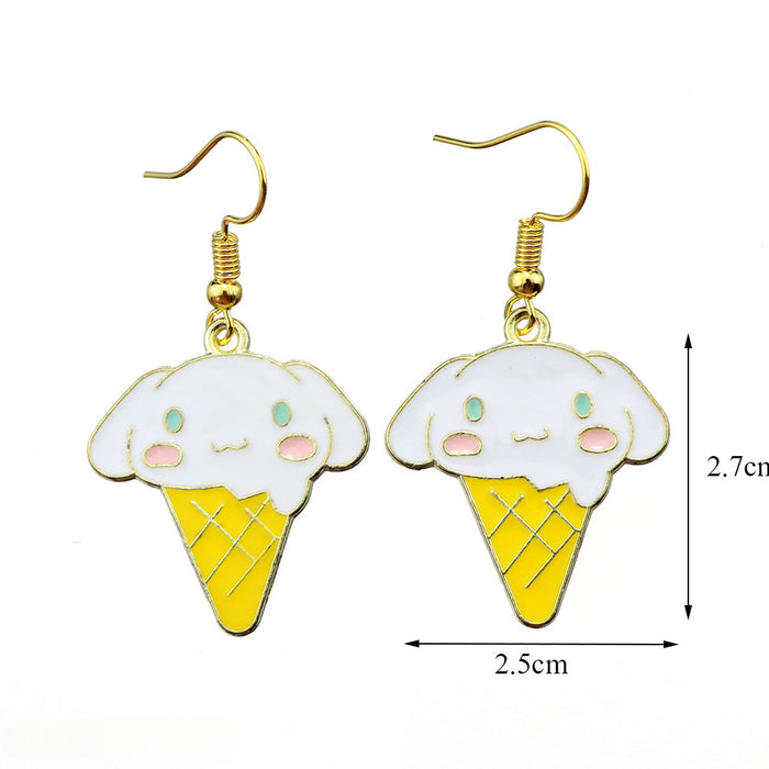 Wholesale Cartoon Animal Resin Earrings JDC-ES-niqing019