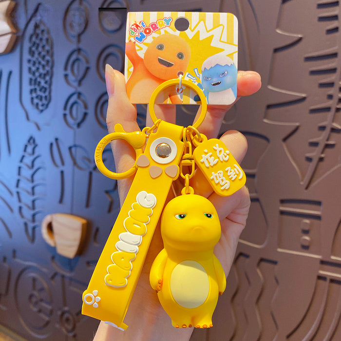 Wholesale PVC Little Dinosaur Keychain JDC-KC-BaiM091