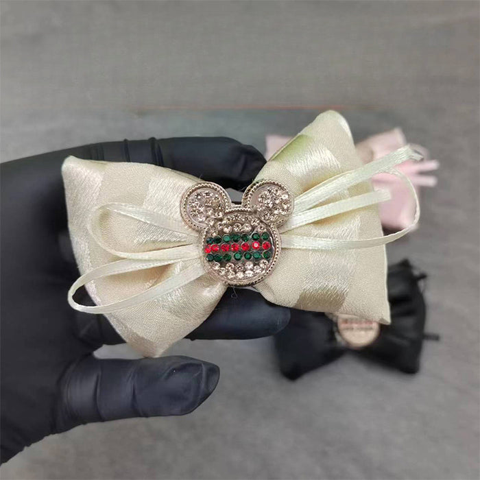 Wholesale Cloth with Diamond Bow Shoe Buckle JDC-SC-JinHao001