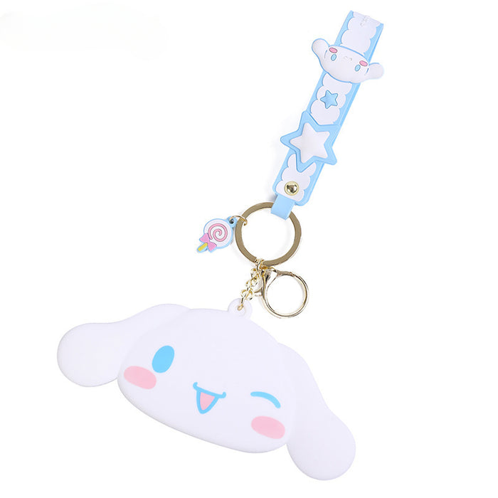 Wholesale Cartoon Mini Silicone Coin Purse Keychain (S) JDC-KC-TaoTa001