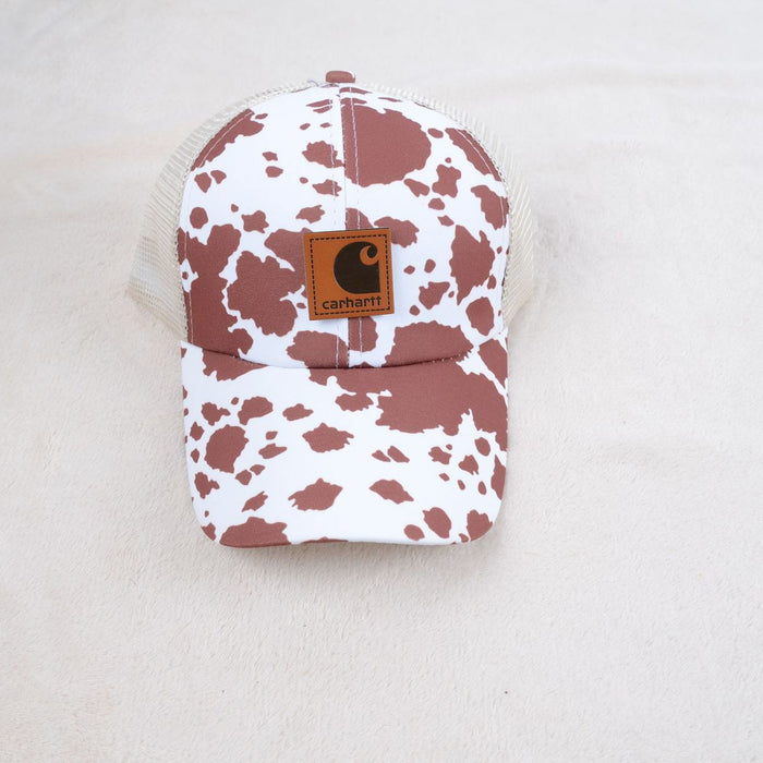 Wholesale Cow Patterned Acrylic Baseball Caps JDC-FH-KuT023