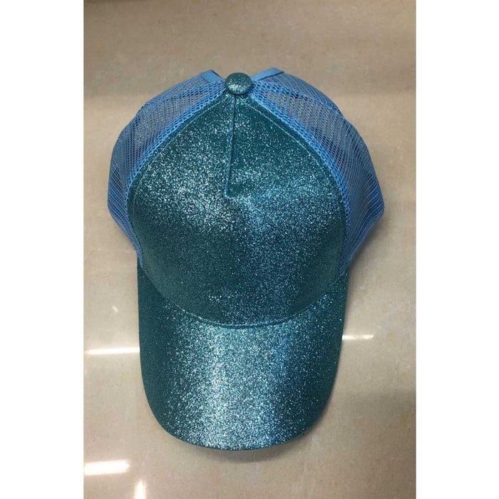 Wholesale Cotton Sequined Mesh Cap Ponytail Cap Ball Cap JDC-FH-ZhanH002