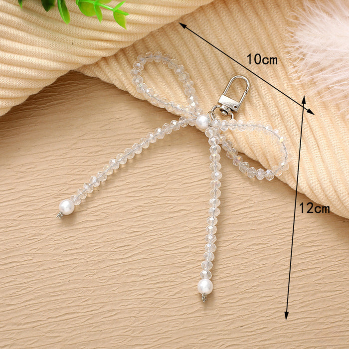 Wholesale Pearl Bow Keychain JDC-KC-YiLian001