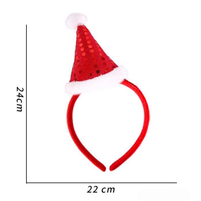 Wholesale Christmas Jewelry Headband Elk Antler Five-star Children's Plastic Headband JDC-HD-ZHHAO009