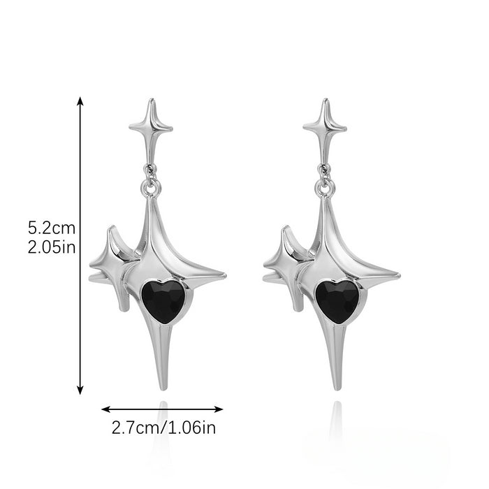 Wholesale Skull Dark Diamond Alloy Pumpkin Spider Halloween Earrings Set JDC-ES-ShuangN002