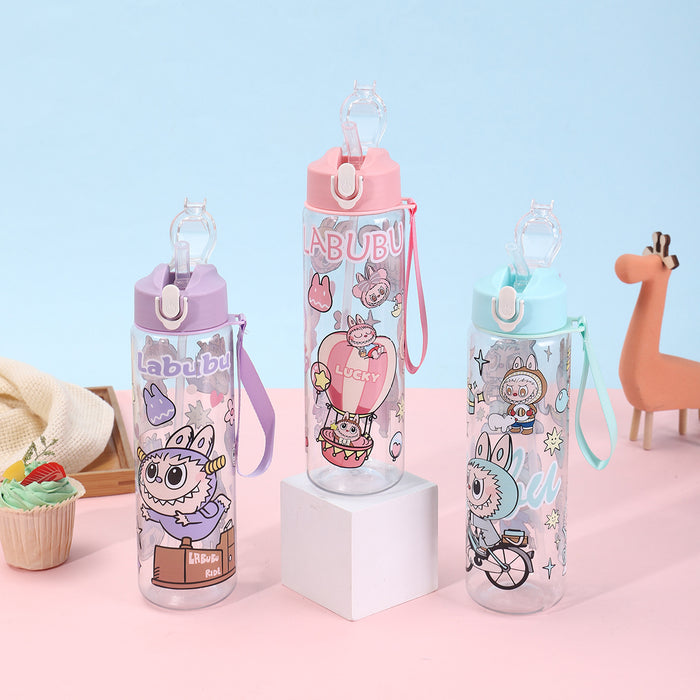 Wholesale Children' s Cartoon Straw Water Tumblers Cup