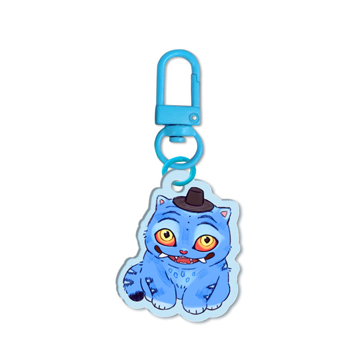 Wholesale 12pcs Custom Acrylic Cartoon Anime Double-Sided Keychain