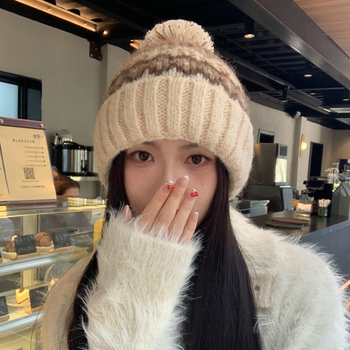 Wholesale Winter Warm Mao Ball Cover Hat JDC-FH-BG025