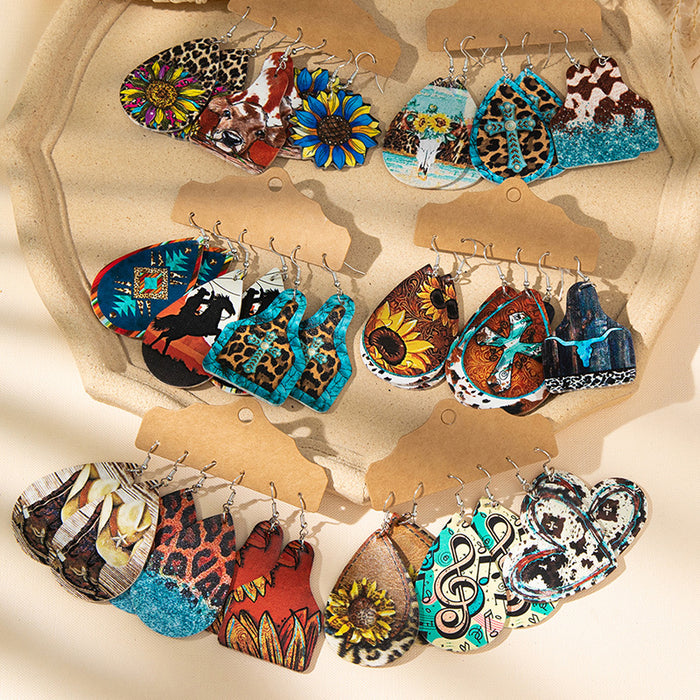 Wholesale Vintage turquoise design earring set