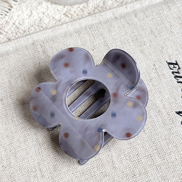 Wholesale Retro Striped Flower Hair Claw Clip Fashion Accessory for Everyday Styling Gift
