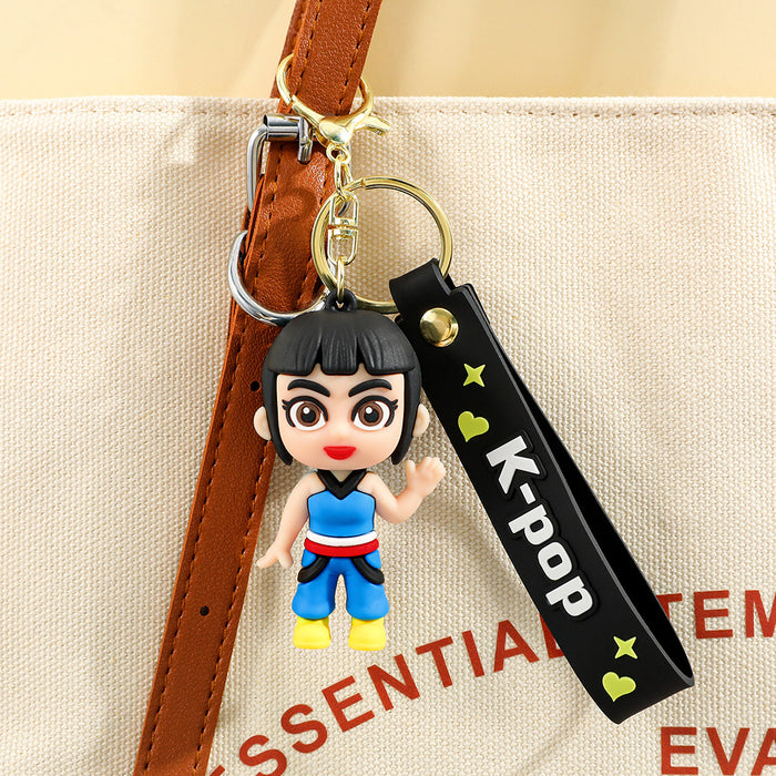 Wholesale Kpop Bag Charm Anime Keychain