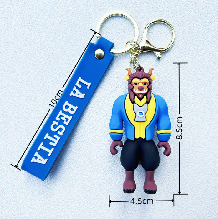 Wholesale PVC Cartoon Doll Keychain JDC-KC-WuYi198