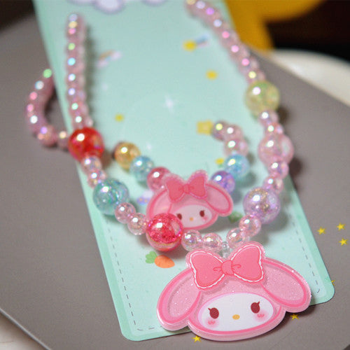 Wholesale Sweet Children Princess Jewelry Beaded Necklace