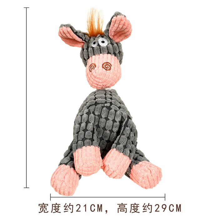 Wholesale Pet Dog Cotton Rope Molar Bite Resistant Cat Toy Plush Sound Interactive Cat Toy Dog Products