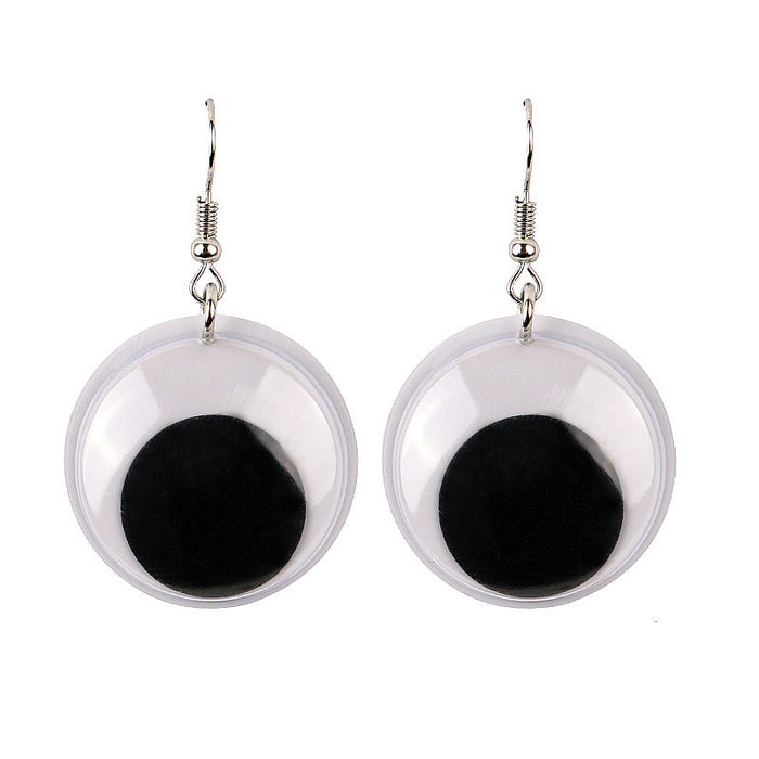 Wholesale Halloween Weird Party Eyes Plastic Earrings JDC-ES-ChouD014